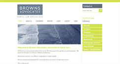 Desktop Screenshot of brownsadvocates.com